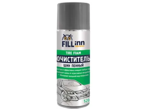 Очиститель FL063 шин пенный FILL INN PRO 520мл /1/12