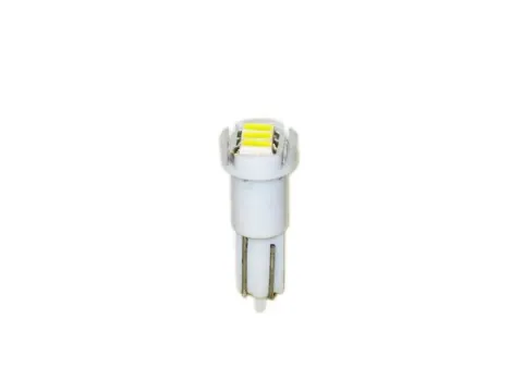 Светодиод 12V T 5 3SMD W2,0x4,6D WHITE (3014) "Маяк" /10