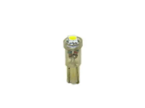 Светодиод 24V T 5 1SMD(3,5*2,8) W2,0x4,6D WHITE "Маяк" /10