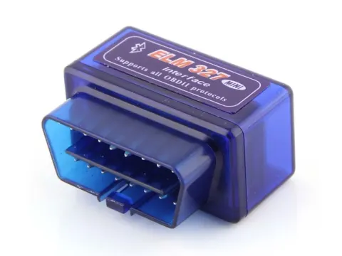 Тестер диагностический OBD2 Bluetooth ELM 327 (прошивка 2.1 синий)