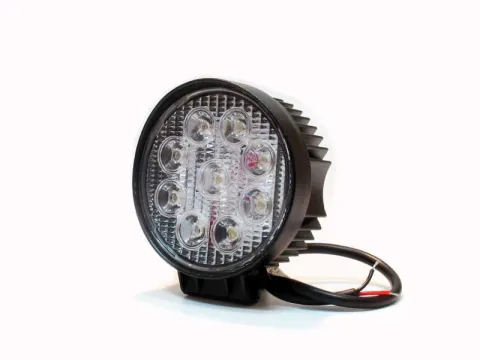 Фара светодиод. дополнит.  9 Cree smd 27Вт, 10-30 В, кругл. 110мм 1/20_