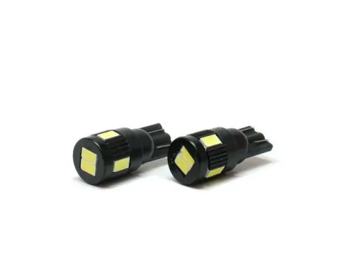 Светодиод Т10 -  6SMD 5630 белый 1/10/100_