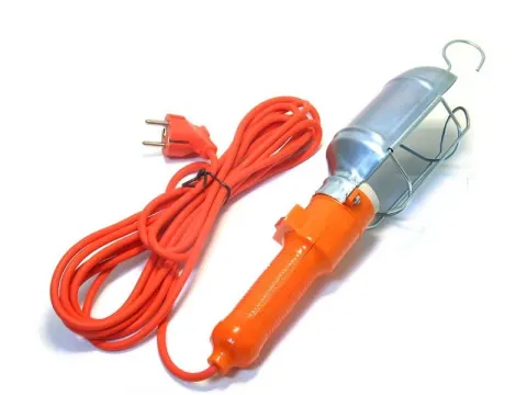 Лампа переносная 220V,  5м, М5, 1/40_
