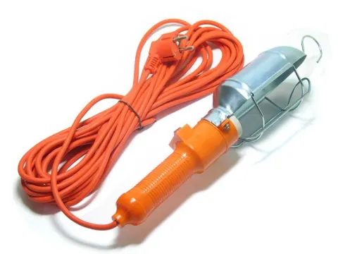 Лампа переносная 220V, 10м, М5, 1/40_