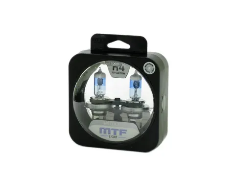 Набор ламп MTF H4 12V55W Iridium (Корея)