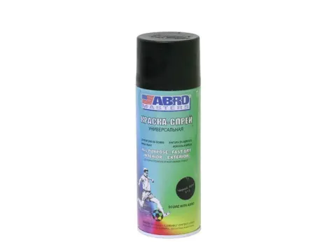 Краска спрей ABRO SP-013-AM (Черный грунт) 1/12