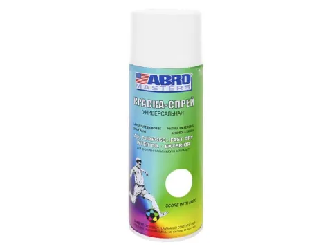 Краска спрей ABRO SP-015-AM (Белый грунт) 1/12