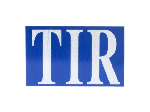Наклейка "TIR" светоотражающая 400х250мм /1/10