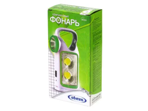 Фонарик ОБЛИК кемпинговый 6016