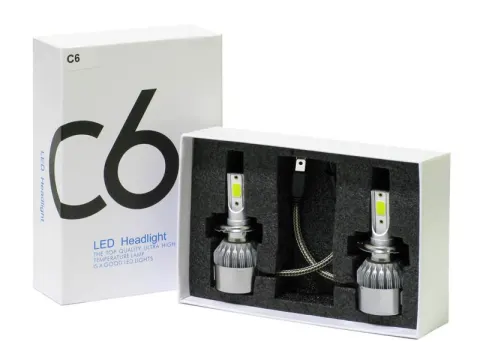 Светодиод 12-32V С6 H7 18W 5000K