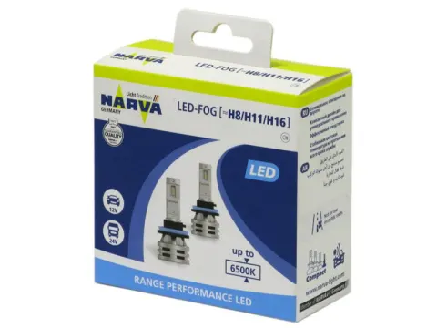 Лампа Narva H11/H8/H16 6500K Range Performance LED