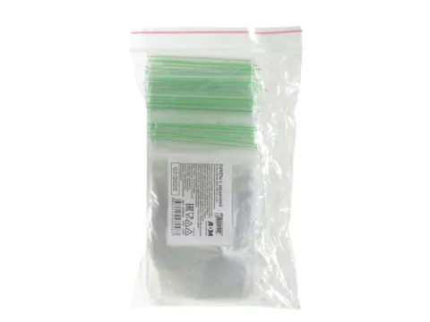 Пакеты с замком типа ZIP LOCK   6х8см 35мкм (003Р)  (100шт/уп) 1/20/320