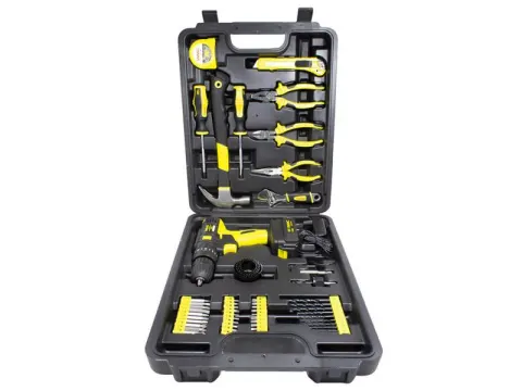 Набор инструментов с аккумуляторным шуруповертом 57пр(16V, 1.3Ah) WMC TOOLS