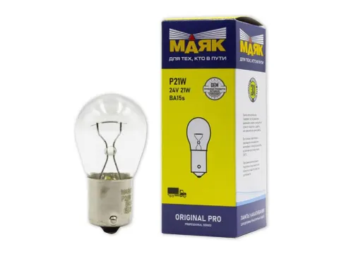 Лампа МАЯК ORIGINAL PRO А 24V 21- 3W/10