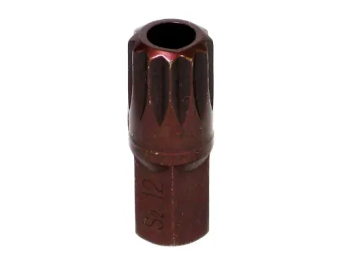 Бита М12 SPLINE, 12 лучей, L=30mm с отверстием МАЯКАВТО™ 1/10/50/500_