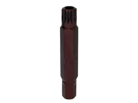 Бита М12 SPLINE, 12 лучей, L=75mm с отверстием МАЯКАВТО™ 1/10/40/400_