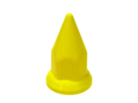 Колпачок колесный на ГАЙКУ 33 мм, жёлтый ВЫСОКИЙ (ШИП) МК-КО-54