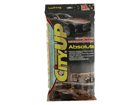 Салфетка Микро-Фибра ABSOLUT LUX-172 30*30см (1уп.-3шт) /1/80