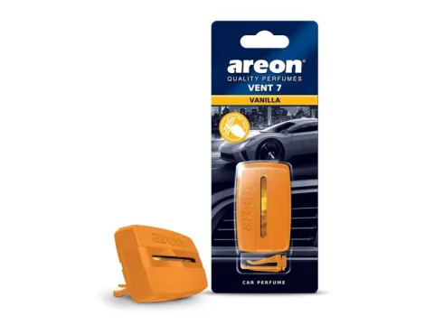 Освежитель воздуха "Аreon VENT 7" на дефлектор, Vanilla\Ваниль /1/24