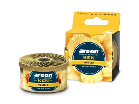 Освежитель воздуха "Areon KEN" в банке, Vanilla\Ваниль /1/12