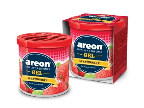 Освежитель воздуха "Areon GEL CAN" гелевый в банке, Strawberry\Клубника /1/6