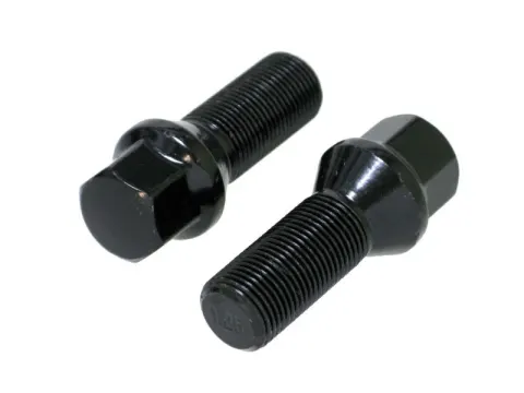 Болт М15*1,25*32, конус, ключ 17, черный цинк /20