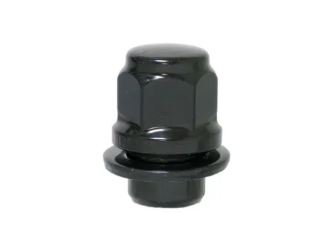 Гайка М12*1,50*37,5 прессшайба, черный хром, D18.5мм, кл.21мм /20