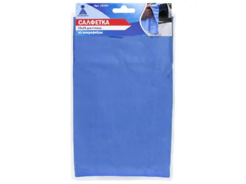Салфетка Микрофибра 35*35 для стекла МАЯКАВТО™1/200_