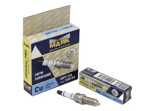 Свечи зажигания для а/м  NISSAN/INFINITI/RENAULT,VESTA, X-RAY, GRANTA H4M/11182 Cu copper core AVT-1