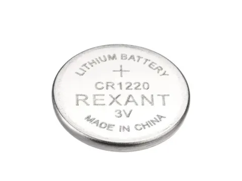 Батарейки литиевые CR1220 3В блистер 5 шт. REXANT /5