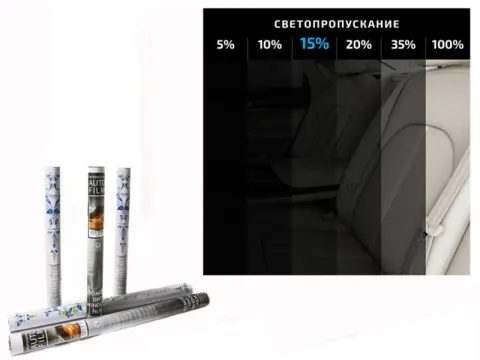 Плёнка тонировочная MTF "Америка"    15% (0.5м х 3м) /1/30