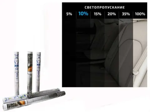 Плёнка тонировочная MTF "Америка"  10% (0.75м х 3м) /1/30