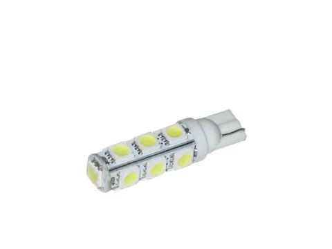 Светодиод Т10 - 13 SMD  5050 белый МТ /10/100_