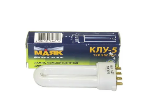 Лампа МАЯК КЛУ-5 12V (в плафон ГАЗ-3110)