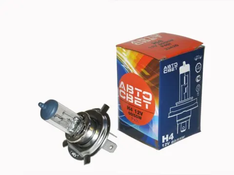 Лампа АВТОСВЕТ H4 12V-60/55W P43t /10/400